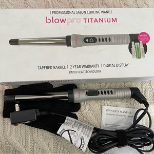 BlowPro Titanium Professional Curling Wand